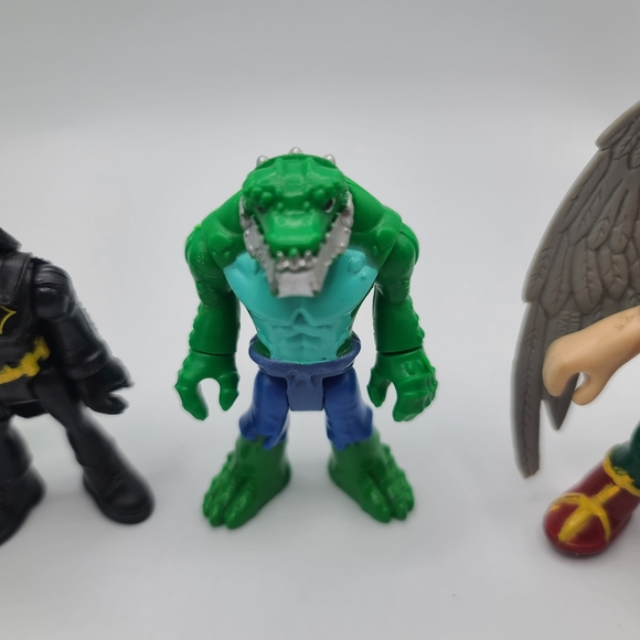 Imaginext DC Super Friends Dr. Doom Batman Killer Croc Hawkman - Picture 3 of 5